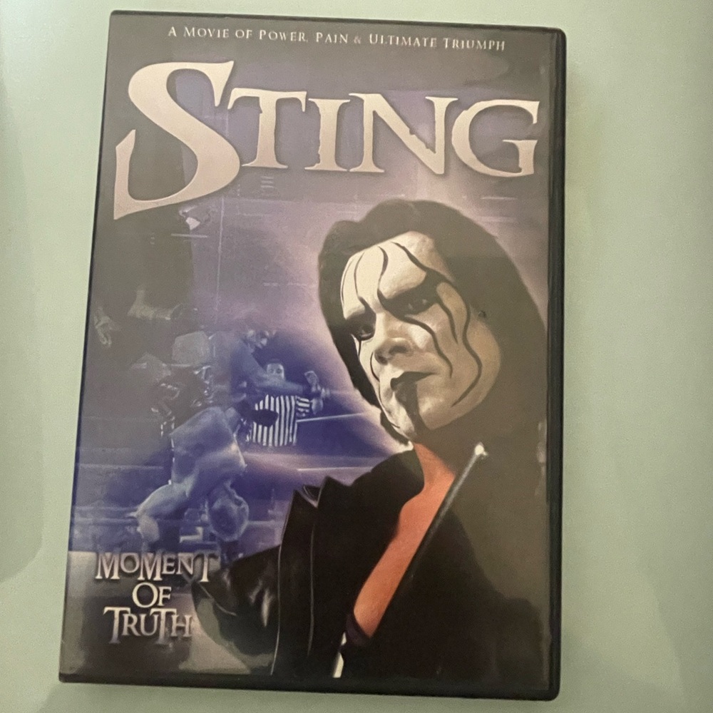 Sting: Moment of Truth DVD - Black Cover